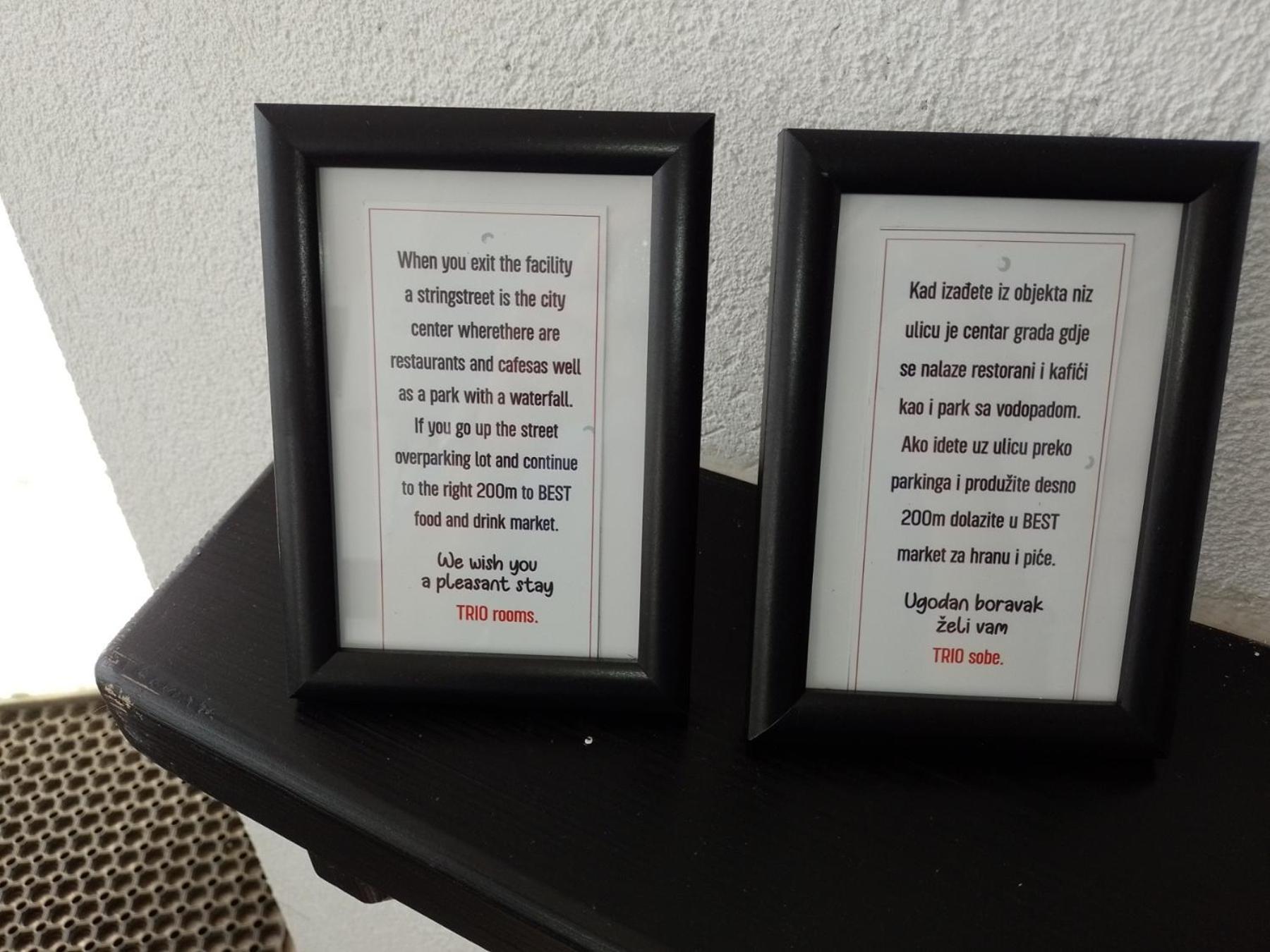 Trio Sobe Hotel Jajce Buitenkant foto